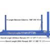 Atlas Platinum PVL14 ALI Certified 14,000 lb 4 Post Lift