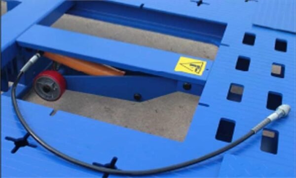 Ideal fr-77-18 18′ tilt deck/steel plate platform frame rack