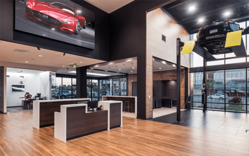 Hd-7pxw 7,000-lb. Capacity Ali Certified / Super-tall Rise / Four-post Lift / Vehicle Display Platform