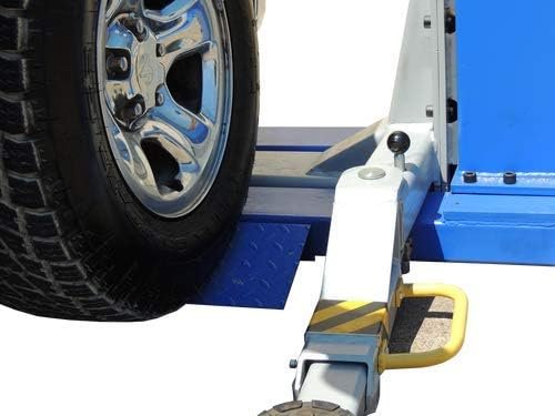 Ideal Mobile Single Column Automotive Lift- 6000lb Capacity Blue/Gray MSC-6KLP