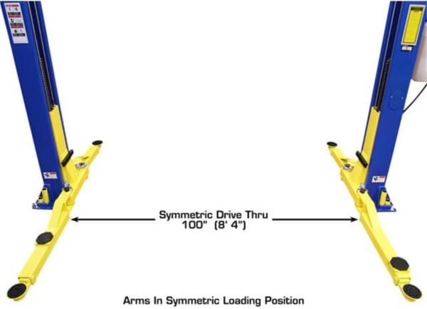 Atlas 9KOHX Overhead 9,000 lbs. Capacity 2 Post Lift