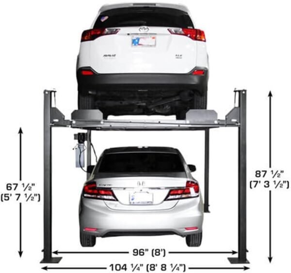 ATLAS APEX 8 ALI CERTIFIED 8,000 LB 4-POST LIFT