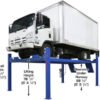 Atlas Platinum PVL14 ALI Certified 14,000 lb 4 Post Lift