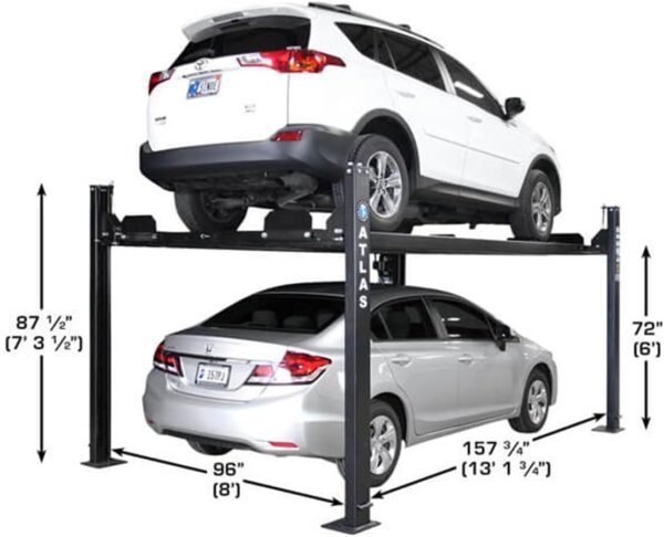 ATLAS APEX 8 ALI CERTIFIED 8,000 LB 4-POST LIFT