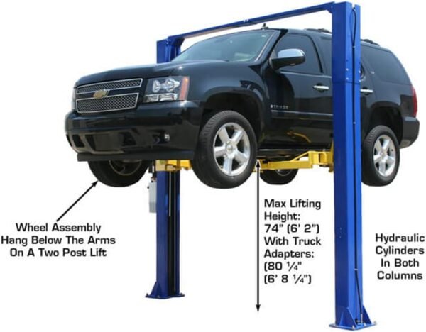 Atlas 9KOHX Overhead 9,000 lbs. Capacity 2 Post Lift