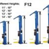 Forward lift f12 12,000lb ali certified two-post lift