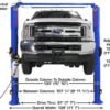 Atlas Platinum PVL-10 ALI Certified Two Post Lift 10,000 lbs. Capacity