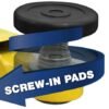 Bendpak XPR-10AS 2 post hoists 10,000 lbs / Asymmetric Clearfloor / Adjustable Width / Screw Pads