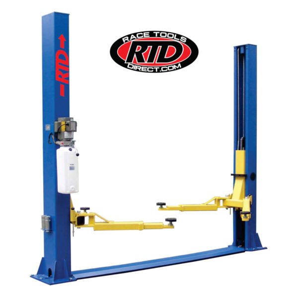 Race Tools Direct 9,000 lb. Capacity, Base Plate 2 Post Lift