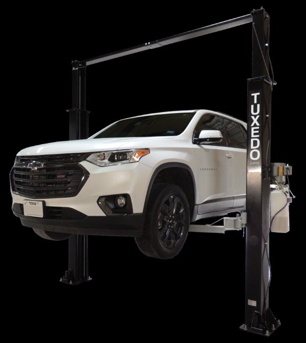 Tuxedo 9,000 lb. Capacity Overhead 2 Post Lift- Asymmetric Arms