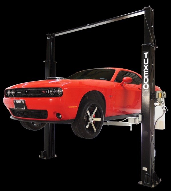 Tuxedo 9,000 lb. Capacity Overhead 2 Post Lift- Asymmetric Arms