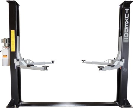 Tuxedo 9,000 lb. Capacity, Base Plate 2 Post Lift