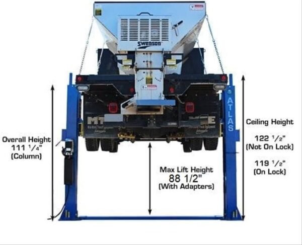 ATLAS BP12000X 12,000 LB COMMERCIAL GRADE BASEPLATE LIFT ALI certified