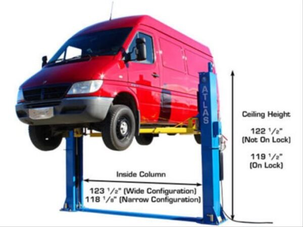 ATLAS BP12000X 12,000 LB COMMERCIAL GRADE BASEPLATE LIFT ALI certified