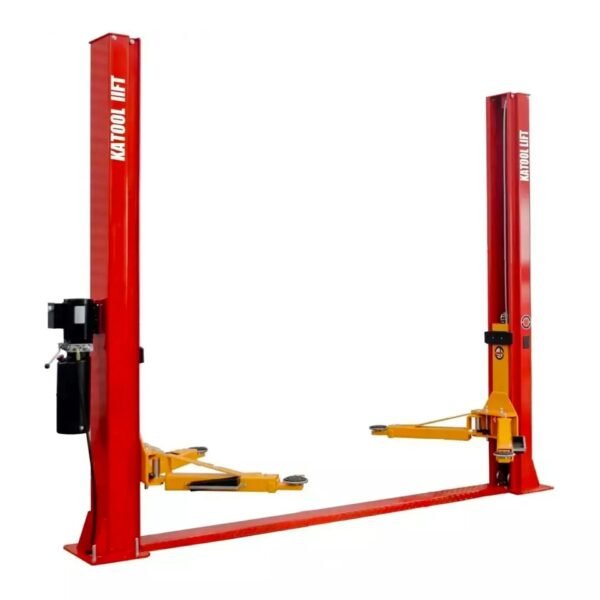 KATOOL 10000lbs 2 Post Car Lift. Two Posts Lift Auto Shop Home car Hoist Red
