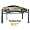 Katool 8,500lbs Heavy Duty 4 Post Storage Car Lift KT-4H850